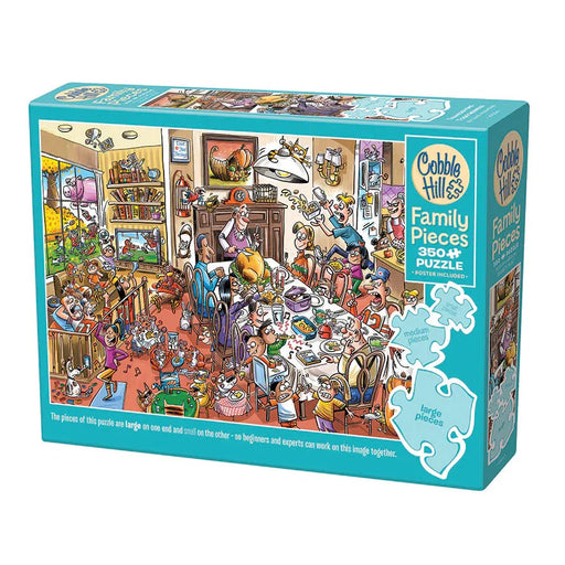 Thanksgiving Togetherness 350 Piece Family Jigsaw Puzzle Cobble Hill - for just $17.99! 