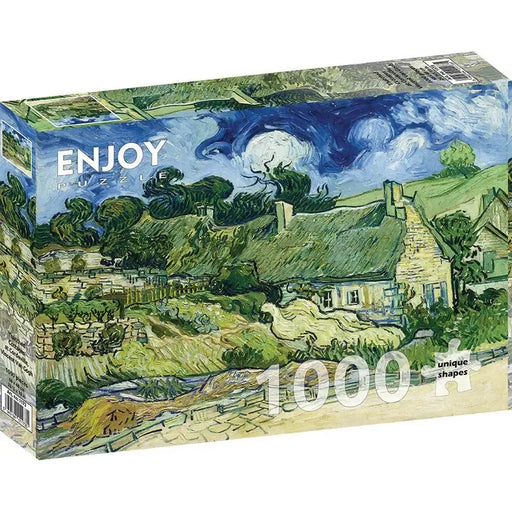 Thatched Cottages at Cordeville by Van Gogh 1000 Piece Jigsaw Puzzle Enjoy - for just $24.99! 
