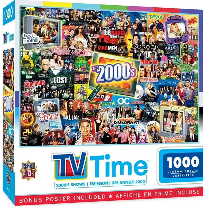 The 2000's TV Time 1000 Piece Jigsaw Puzzle MasterPieces - for just $17.99! 