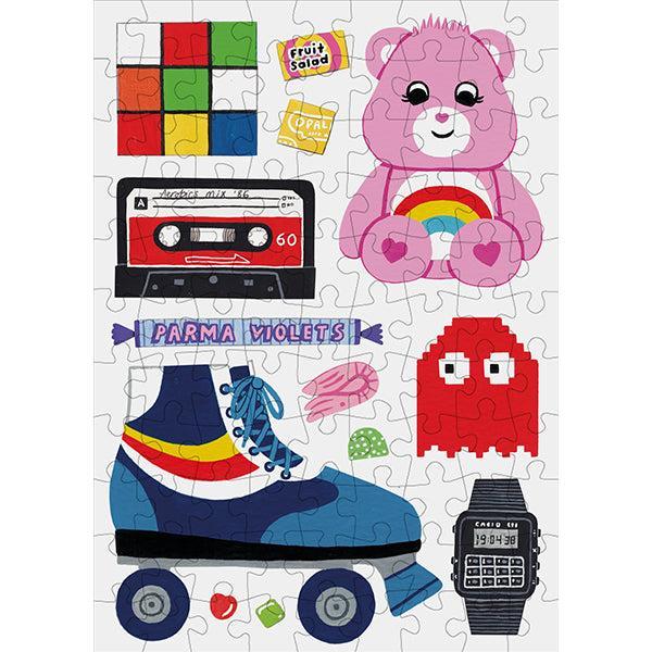 The 80s 99 Piece Mini Jigsaw Puzzle Happily - for just $11.99! 