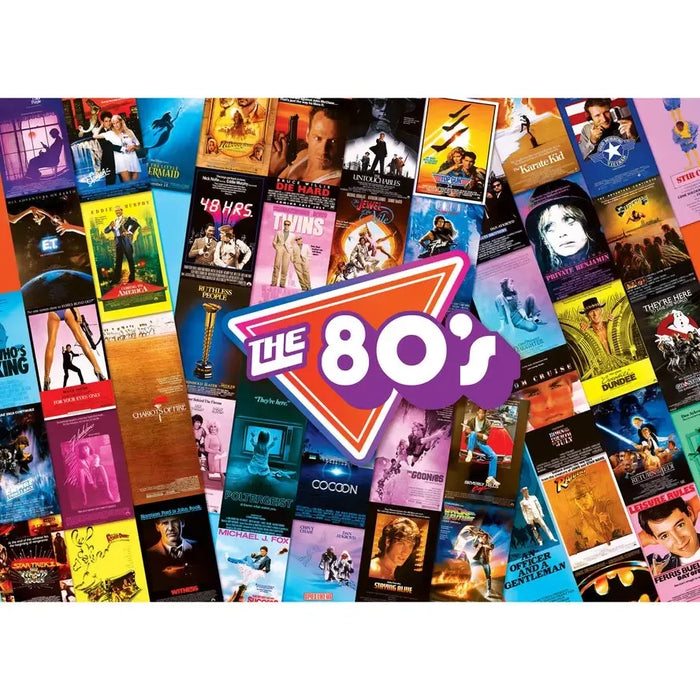 The 80's Blockbuster Movies 1000 Piece Jigsaw Puzzle MasterPieces - for just $17.99! 
