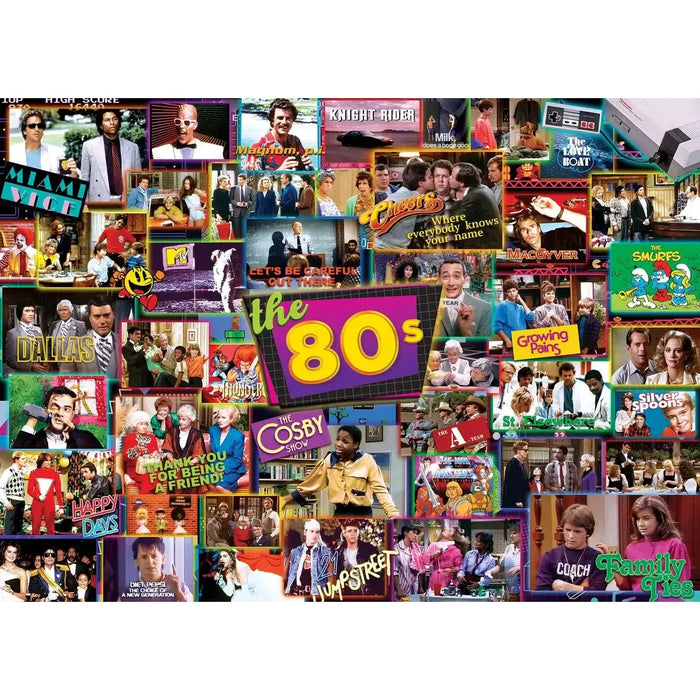 The 80's TV Time 1000 Piece Jigsaw Puzzle MasterPieces - for just $17.99! 
