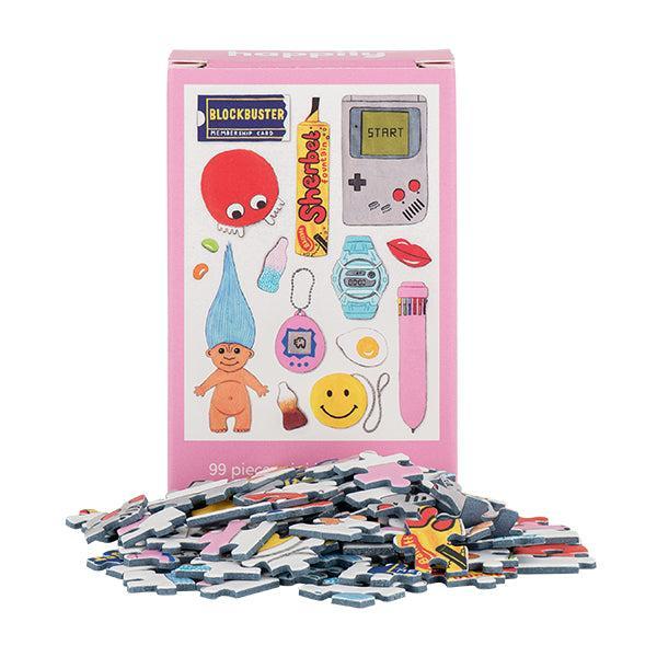 The 90s 99 Piece Mini Jigsaw Puzzle Happily - for just $11.99! 