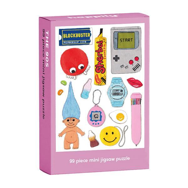 The 90s 99 Piece Mini Jigsaw Puzzle Happily - for just $11.99! 