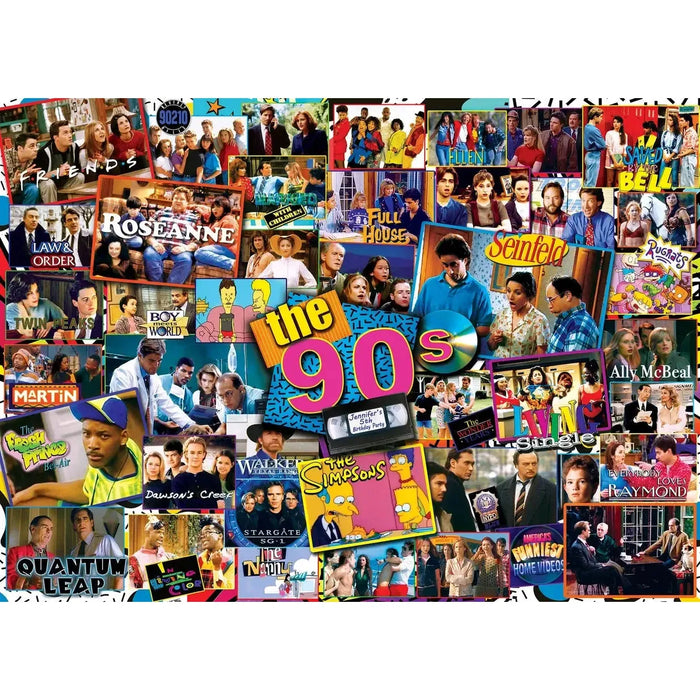 The 90's TV Time 1000 Piece Jigsaw Puzzle MasterPieces - for just $17.99! 