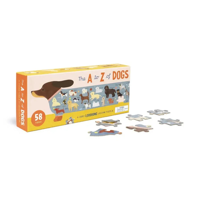 The A-Z of Dogs 58 Piece Jigsaw Puzzle Laurence King - for just $17.99! 