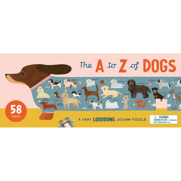 The A-Z of Dogs 58 Piece Jigsaw Puzzle Laurence King - for just $17.99! 