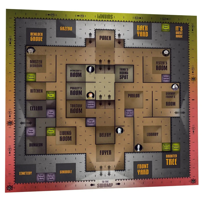 The Addams Family: A Delightfully Frightful Creepy Board Game Pomegranate - for just $34.99! 