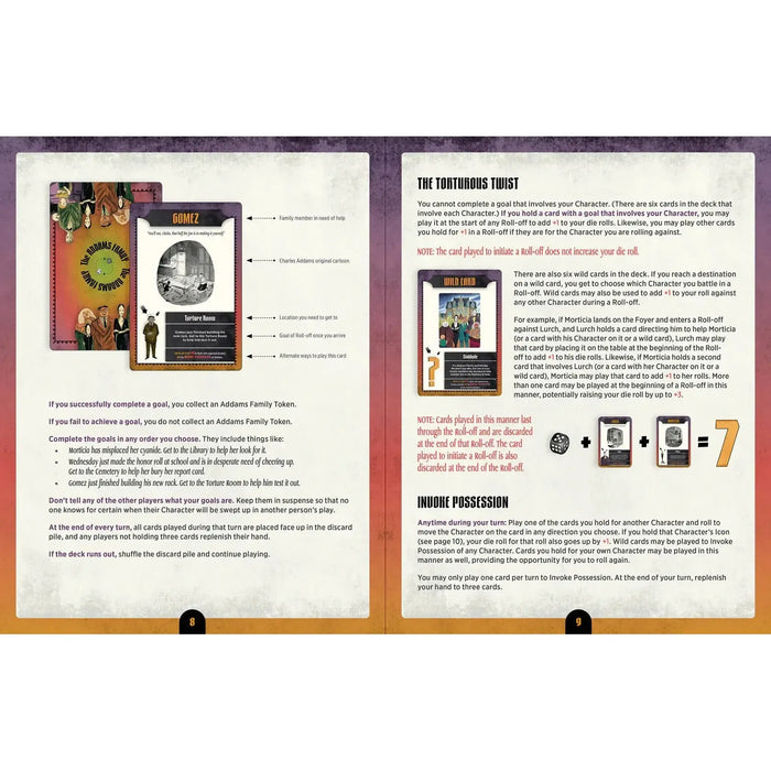 The Addams Family: A Delightfully Frightful Creepy Board Game Pomegranate - for just $34.99! 