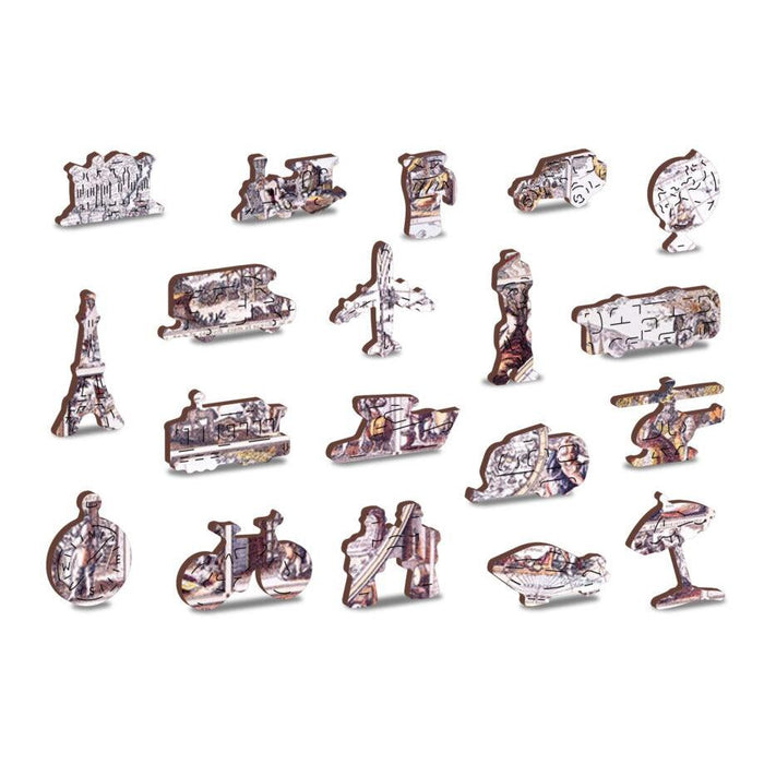 The Age of Exploration Map 505 Piece Wood Jigsaw Puzzle Wooden City - for just $27.99! 