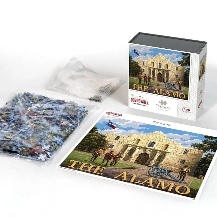 The Alamo 500 Piece Jigsaw Puzzle Boardwalk - for just $21.99! 