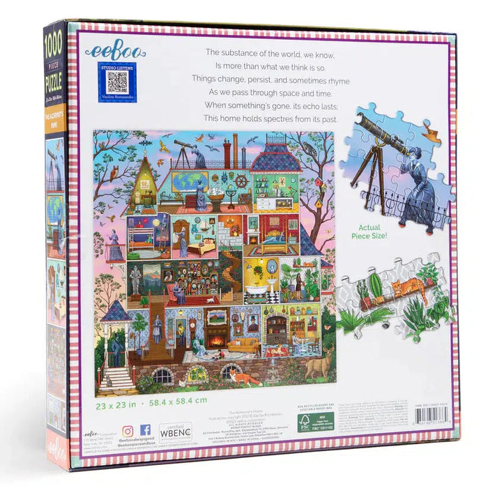 The Alchemist's Home 1000 Piece Jigsaw Puzzle eeBoo - for just $26.99! 