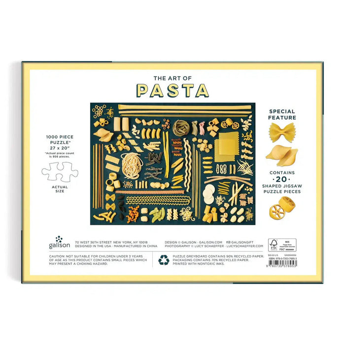 The Art of Pasta 1000 Piece Jigsaw Puzzle Galison - for just $26.99! 