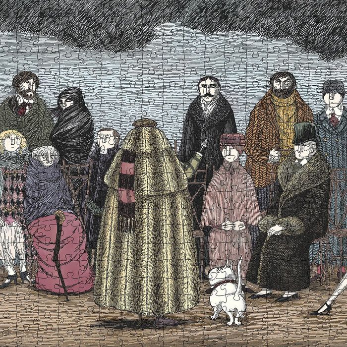 The Awdrey-Gore Legacy by Edward Gorey 500 Piece Jigsaw Puzzle Pomegranate - for just $21.99! 