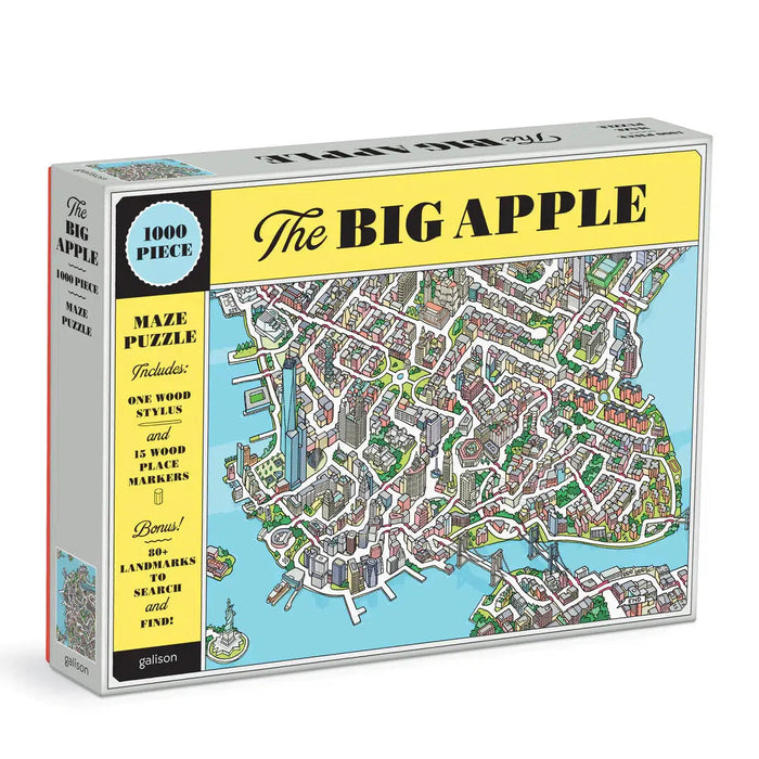 The Big Apple Maze 1000 Piece Jigsaw Puzzle Galison - for just $24.99! 