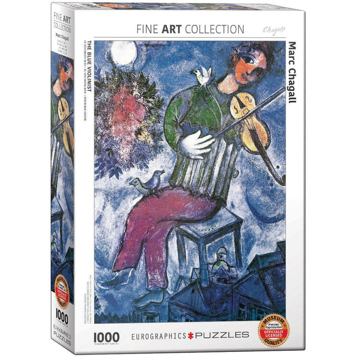 The Blue Violinist 1000 Piece Jigsaw Puzzle Eurographics - for just $21.99! 