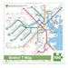 The Boston T Subway Map 100 Piece Mini Jigsaw Puzzle NYPC - for just $14.99! 