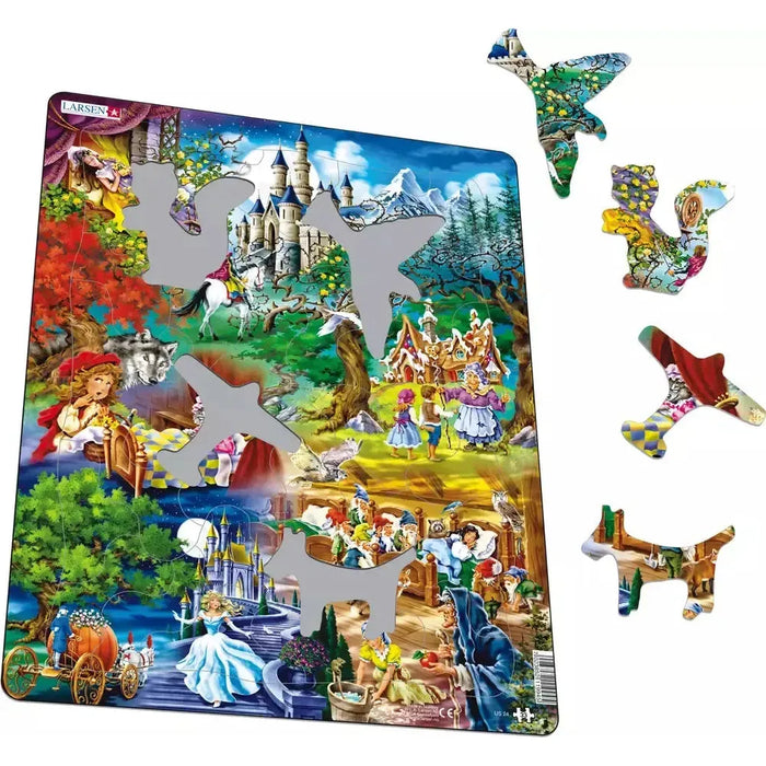 The Brothers Grimms' Fairy Tales 33 Piece Tray Jigsaw Puzzle Larsen - for just $11.99! 