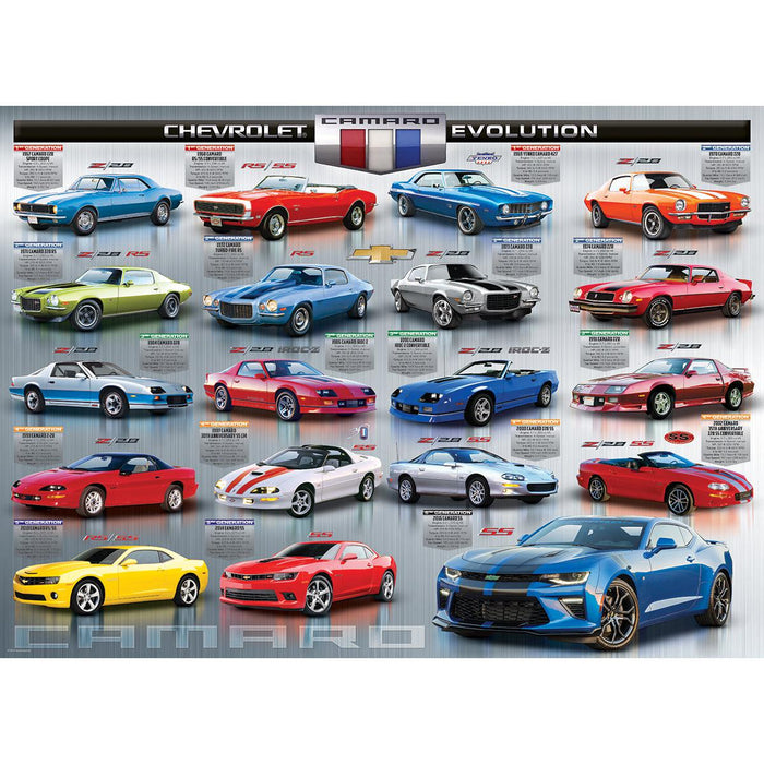 The Camaro Evolution 1000 Piece Jigsaw Puzzle Eurographics - for just $19.99! 