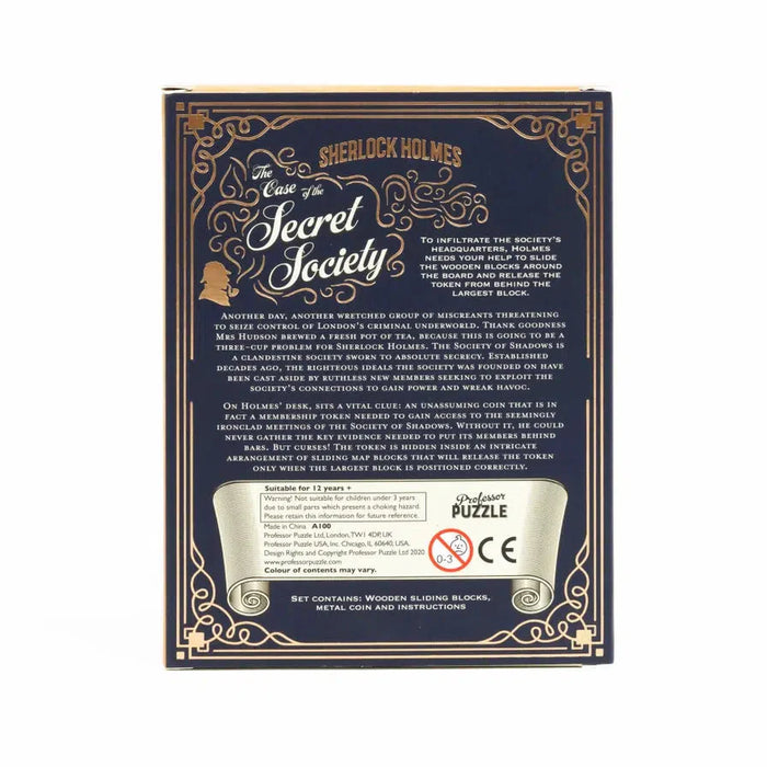 The Case of the Secret Society Brain Teaser Puzzle Professor Puzzle - for just $16.99! 