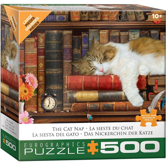The Cat Nap 500 Piece Jigsaw Puzzle Eurographics - for just $17.99! 