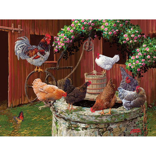 The Chickens are Well 275 Large Piece Jigsaw Puzzle Cobble Hill - for just $17.99! 