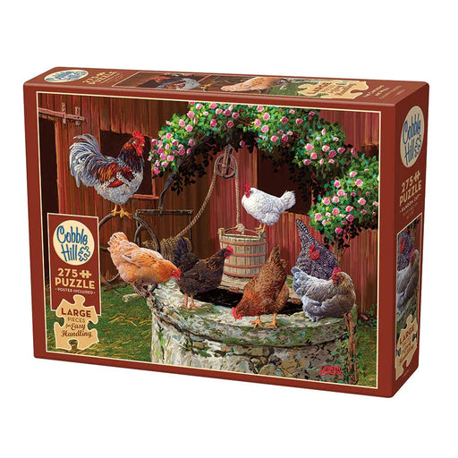 The Chickens are Well 275 Large Piece Jigsaw Puzzle Cobble Hill - for just $17.99! 
