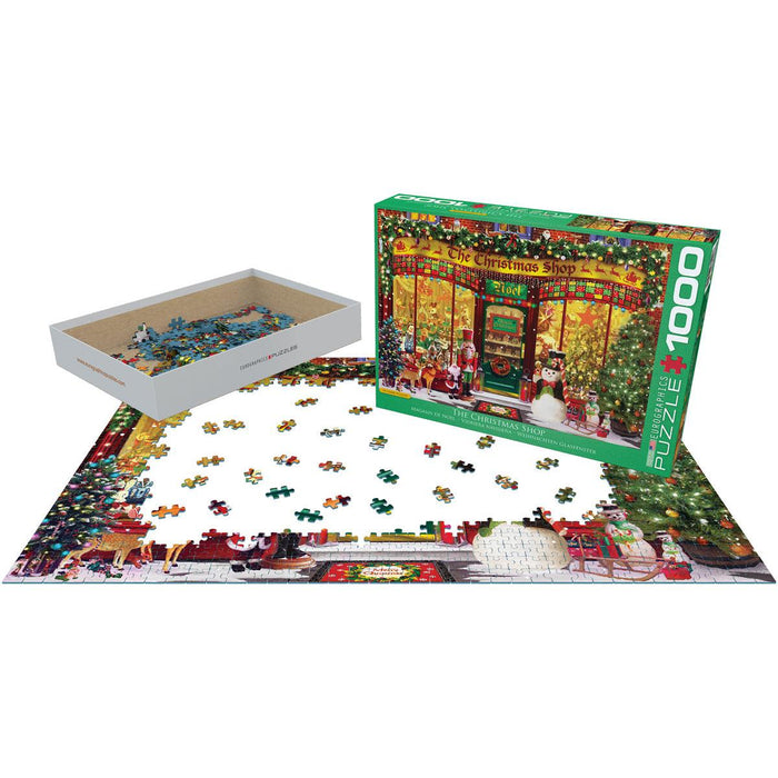 The Christmas Shop 1000 Piece Jigsaw Puzzle Eurographics - for just $21.99! 