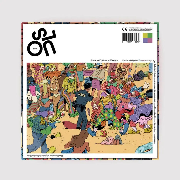 The Circus Is in Town By Bastien Vivès 1000 Piece LE Jigsaw Puzzle Sulo - for just $44.99! 