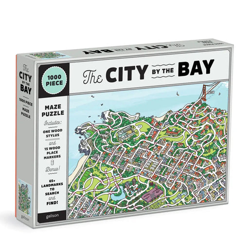 The City By the Bay 1000 Piece Jigsaw Maze Puzzle Galison - for just $24.99! 