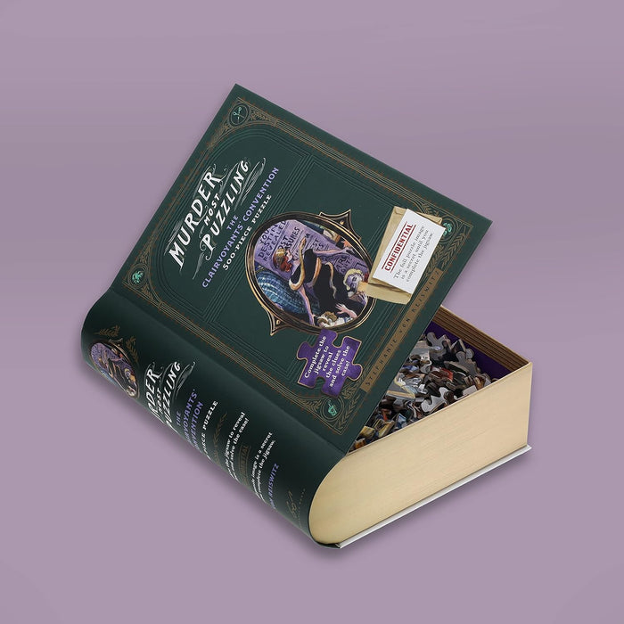 The Clairvoyants' Convention 500 Piece Murder Mystery Jigsaw Puzzle Chronicle - for just $19.99! 