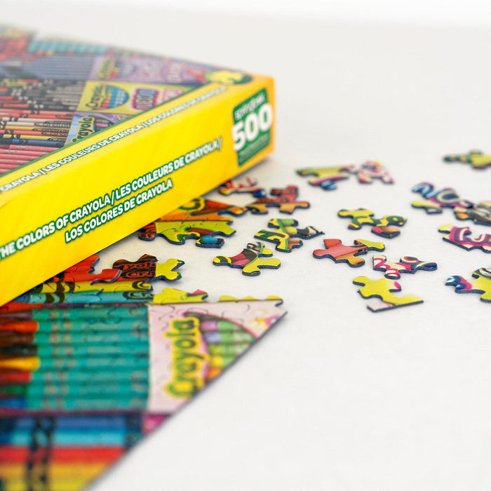 The Colors of Crayola 500 Piece Jigsaw Puzzle Springbok - for just $17.99! 