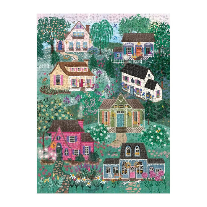 The Cottage Hills 1000 Piece Jigsaw Puzzle Galison - for just $19.99! 
