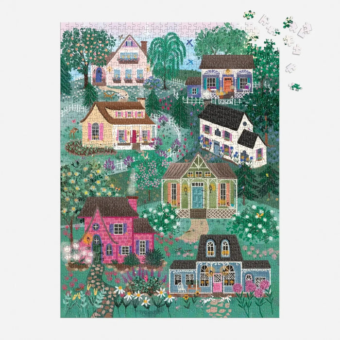 The Cottage Hills 1000 Piece Jigsaw Puzzle Galison - for just $19.99! 