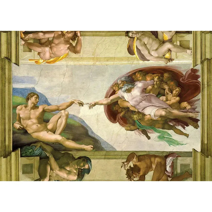 The Creation of Adam by Michelangelo 1000 Piece Jigsaw Puzzle Enjoy - for just $24.99! 