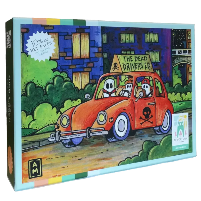 The Dead's Drivers Ed by Andrew Maynard 1000 Piece Jigsaw Puzzle Bridgetown - for just $29.99! 