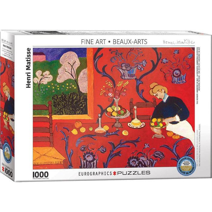 The Dessert: Harmony in Red 1000 Piece Jigsaw Puzzle Eurographics - for just $21.99! 