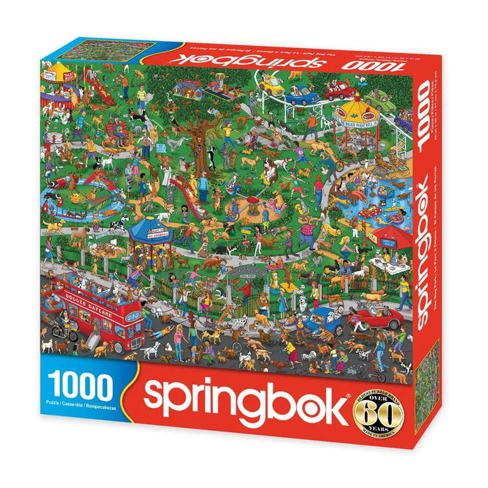 The Dog Park 1000 Piece Jigsaw Puzzle Springbok - for just $19.99! 