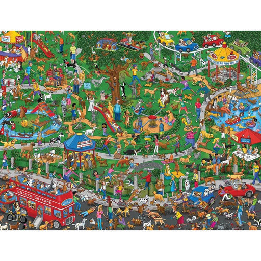 The Dog Park 500 Piece Jigsaw Puzzle Springbok - for just $17.99! 