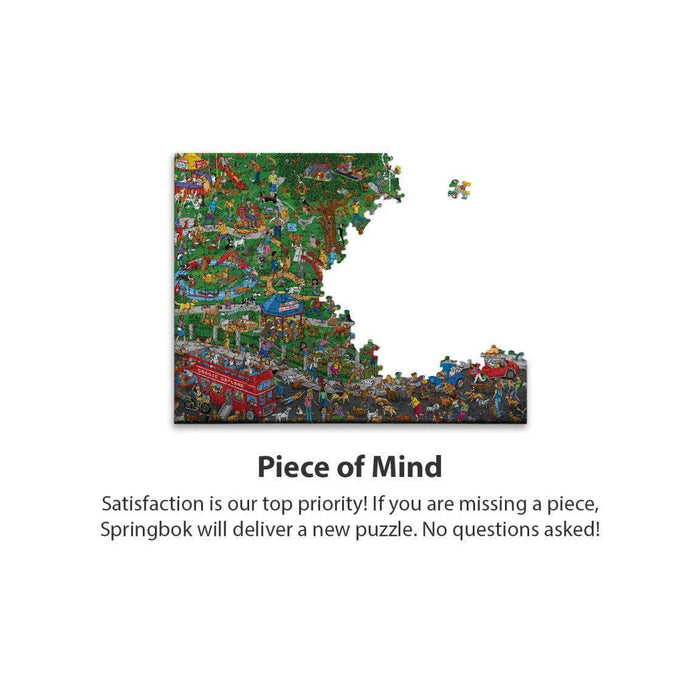 The Dog Park 500 Piece Jigsaw Puzzle Springbok - for just $17.99! 