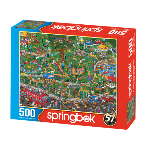 The Dog Park 500 Piece Jigsaw Puzzle Springbok - for just $17.99! 