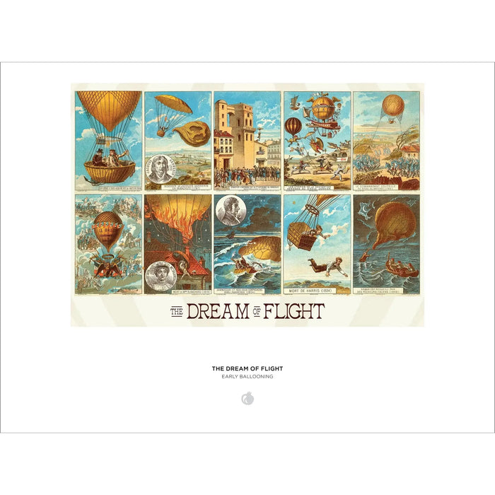 The Dream of Flight: Early Ballooning 1000 Piece Jigsaw Puzzle Pomegranate - for just $24.99! 