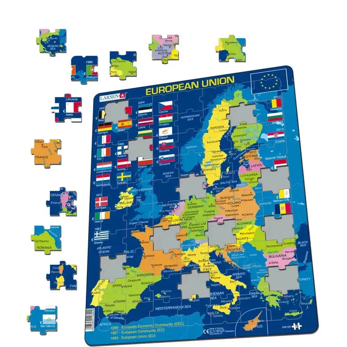 The European Union 70 Piece Tray Jigsaw Puzzle Larsen - for just $11.99! 