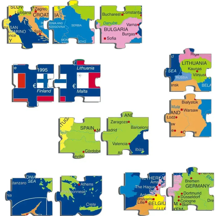 The European Union 70 Piece Tray Jigsaw Puzzle Larsen - for just $11.99! 