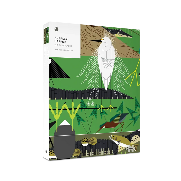 The Everglades by Charley Harper 1000 Piece Jigsaw Puzzle Pomegranate - for just $24.99! 