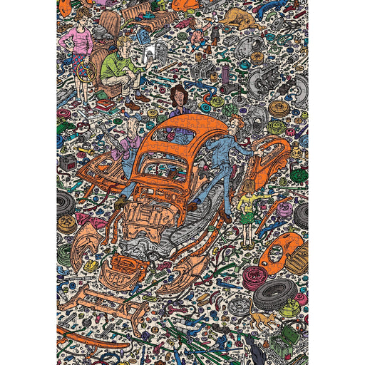 The Exploded Beetle 1000 Piece Jigsaw Puzzle Pomegranate - for just $24.99! 
