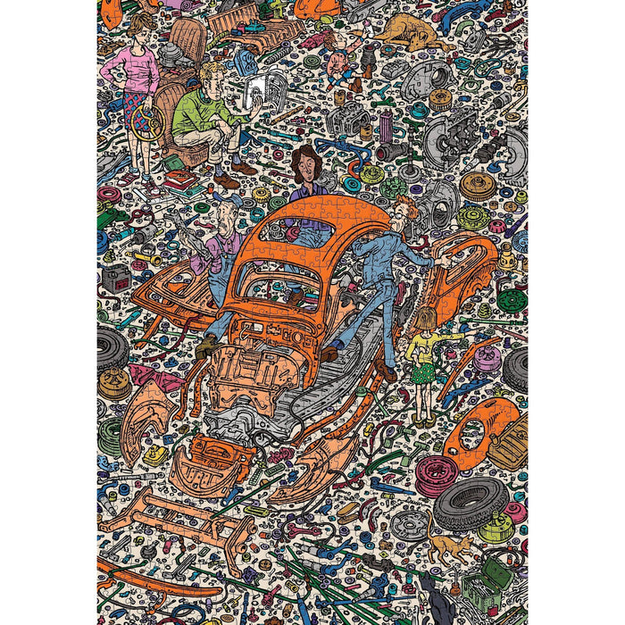 The Exploded Beetle 1000 Piece Jigsaw Puzzle Pomegranate - for just $24.99! 