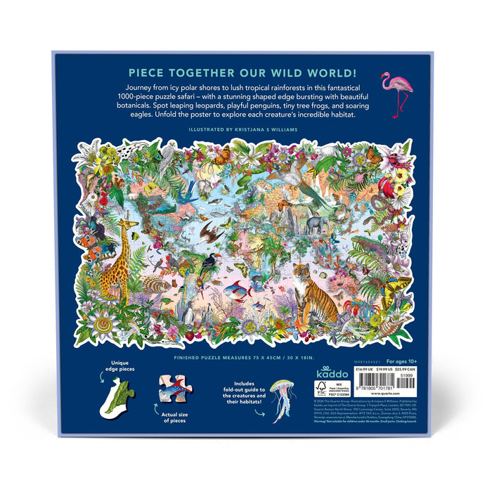 The Fantastical Safari 1000 Piece Jigsaw Puzzle Kadoo - for just $19.99! 