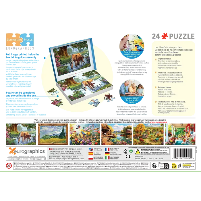 The Fell Ponies 24 Connecting Pieces Jigsaw Puzzle Eurographics - for just $19.99! 
