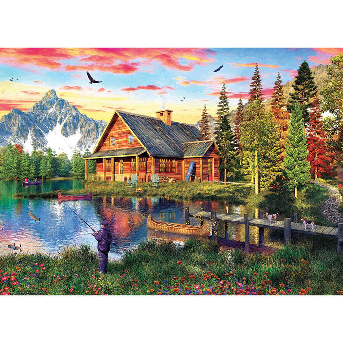 The Fishing Cabin 1000 Piece Jigsaw Puzzle Eurographics - for just $21.99! 